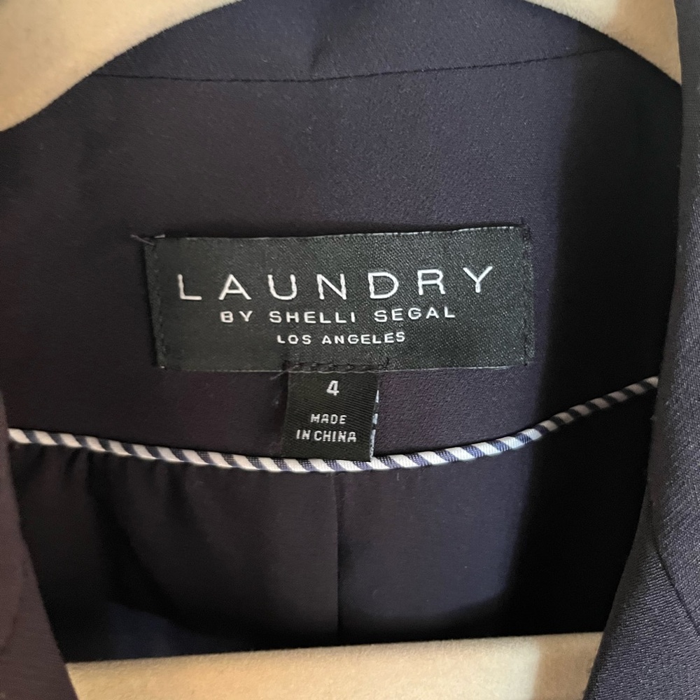 Laundry by Shelli Segal Men's Dark Blue Blazer